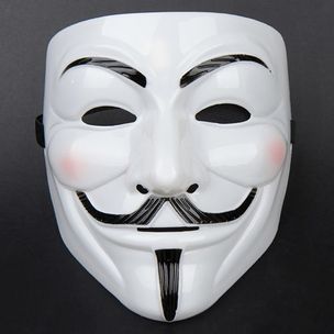 V wie Vendetta Maske - Weiß