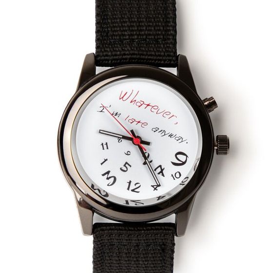 Armbanduhr für Zuspätkommer