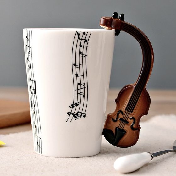 Kaffeebecher Violine