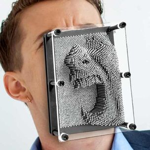 Pin Art 3D-Stahlabdrucke - groß
