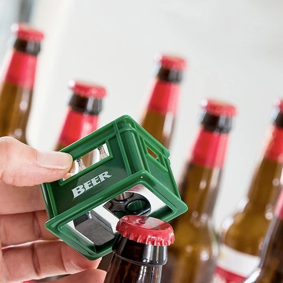 Flaschenöffner - Bierkiste mit Magneten