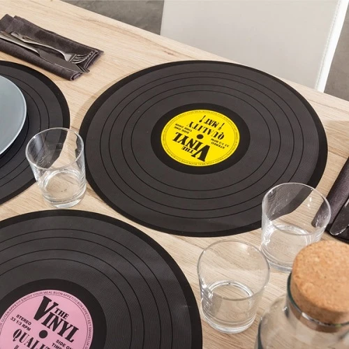Retro Vinyl Schallplatten Matte