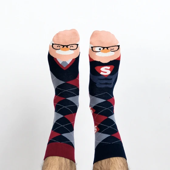 Super-Opa-Socken