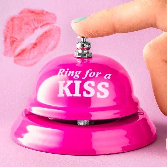 Tischglocke Ring for a Kiss