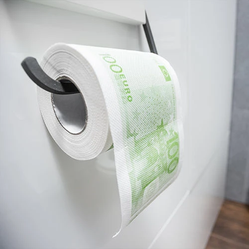 Toilettenpapier 100 Euro