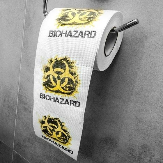 Toilettenpapier BIOHAZARD