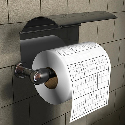 Toilet paper Sudoku